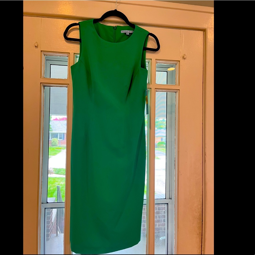 NWT Antonio Melani clover green dress size 4